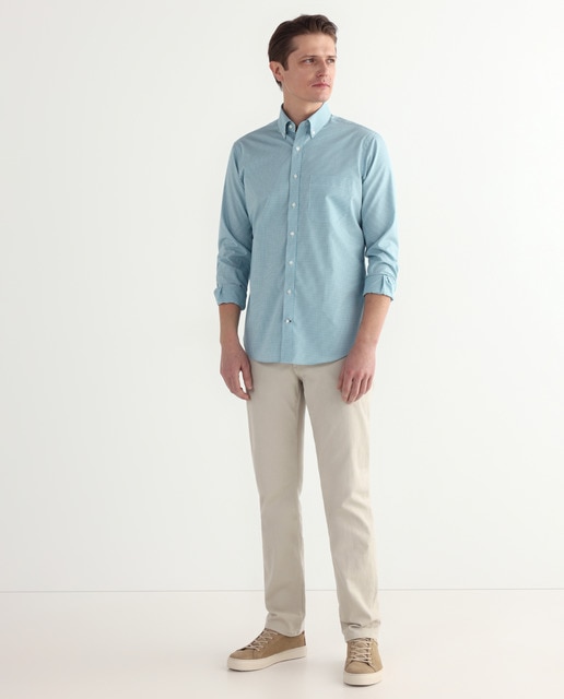 Camisa de hombre classic de cuadros verde · Rushmore · El Corte Inglés