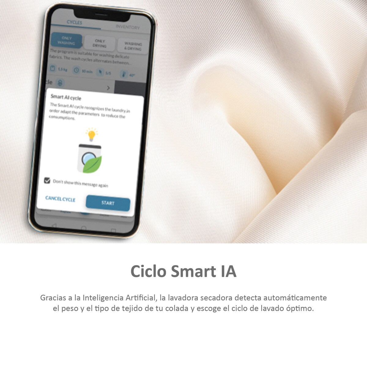 Lavadora secadora Haier 9 kg / 1.400 rpm I-Pro Series 5 - HWD90-B14959U1 Blanco-9