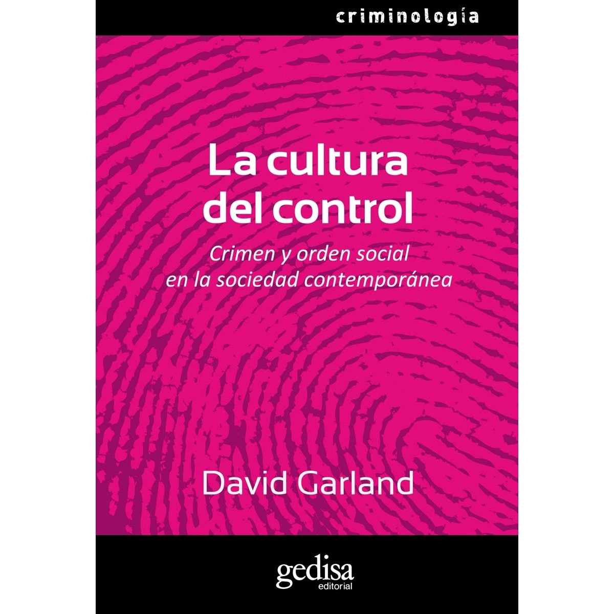 La cultura del control: Crimen y orden en la sociedad contemporánea (Capa mole com abas) 1