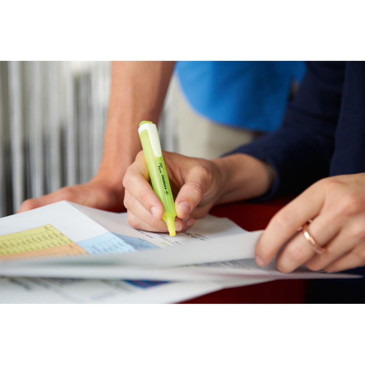 Marcador Fluorescente swing cool STABILO Lavanda Lavanda-5