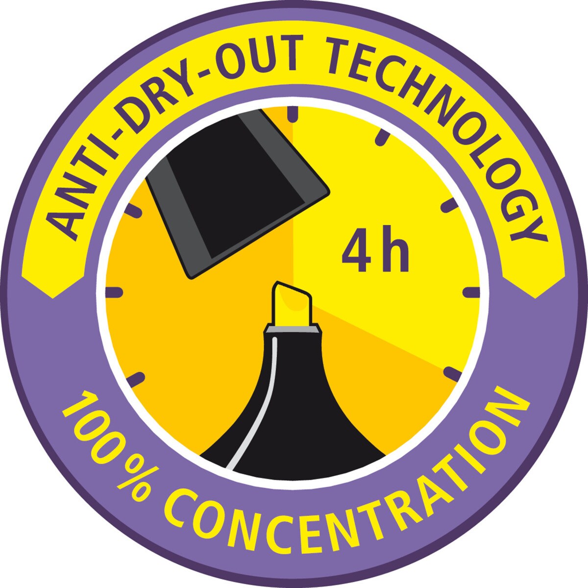 Marcador Fluorescente swing cool STABILO Lavanda Lavanda-6