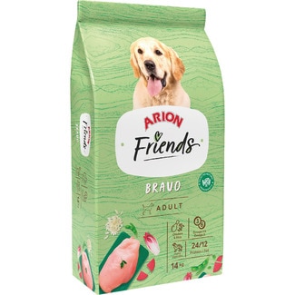 Friends pienso para perros adultos con pollo y arroz saco 14 kg - Arion