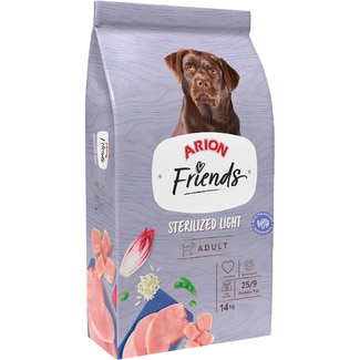 Friends pienso para perros adultos esterilizados Light saco 14 kg - Arion