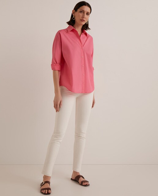 Camisa de mujer popelín · Woman El Corte Inglés · El Corte Inglés