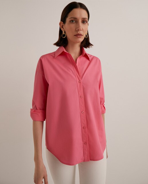 Camisa de mujer popelín · Woman El Corte Inglés · El Corte Inglés