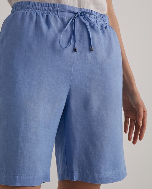 Short de mujer tipo sport 100% lino · Woman El Corte Inglés · El Corte  Inglés