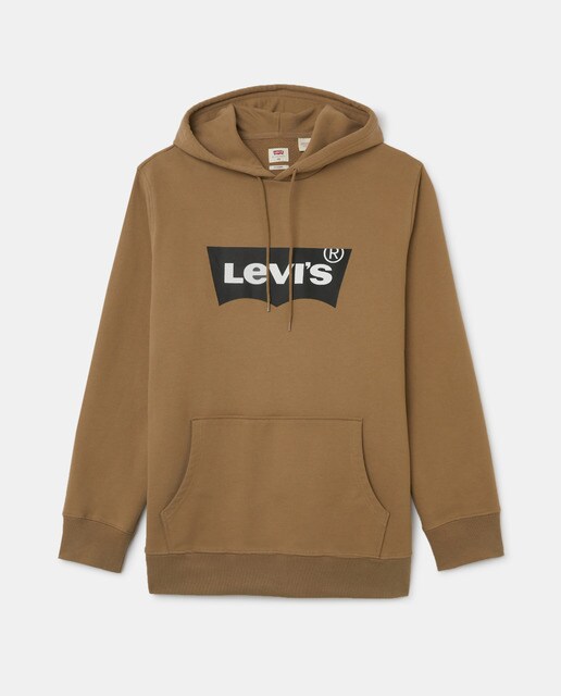 Sudadera de hombre marrón con capucha tallas grandes · Levi's · El Corte  Inglés