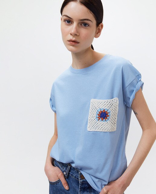 camisetas sfera mujer el corte inglés