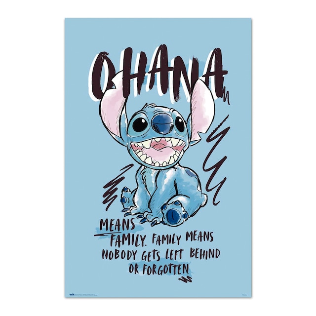 Imagem 0 de Póster Disney Lilo & Stitch Ohana