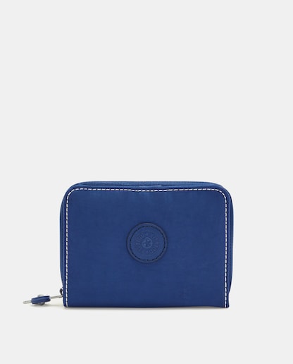 Imagen 0 de Cartera mediana azul con cremallera