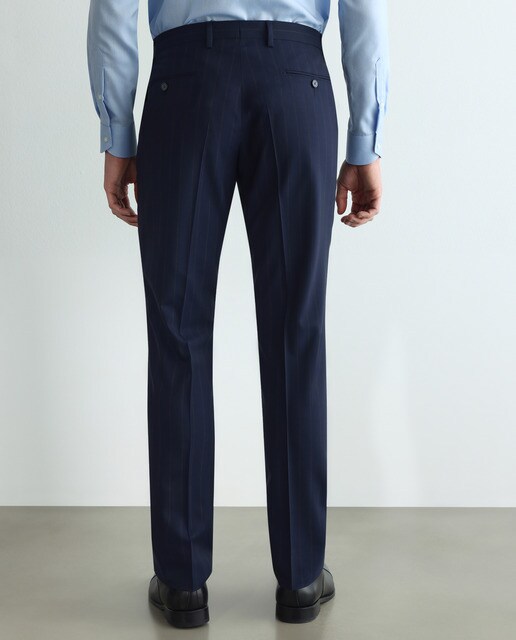 Traje de hombre classic de rayas azul · Emidio Tucci · El Corte Inglés
