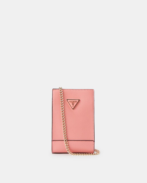 Bolso para móvil Noelle en naranja con asa de cadena · Guess · El Corte  Inglés