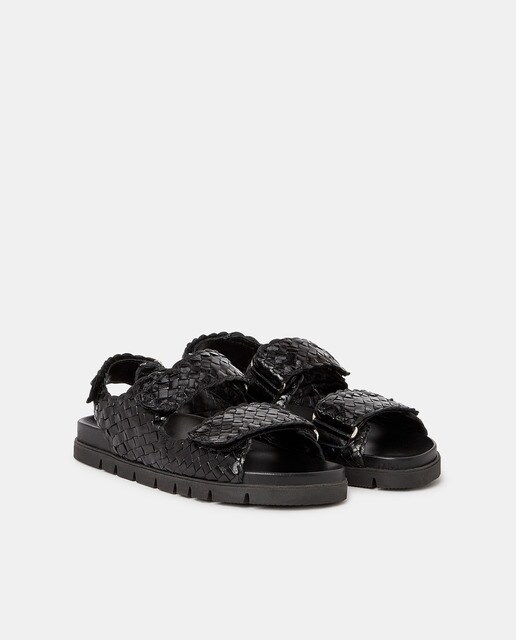 Sandalias planas de mujer en piel de color negro · Pons Quintana · El Corte  Inglés