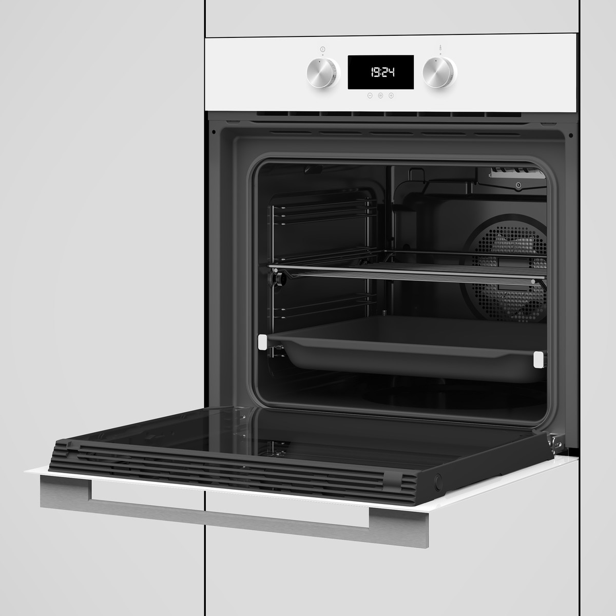 Horno multifunción Teka con sistema de limpieza Hydroclean Pro - HLB 8400 WH Cristal blanco-5