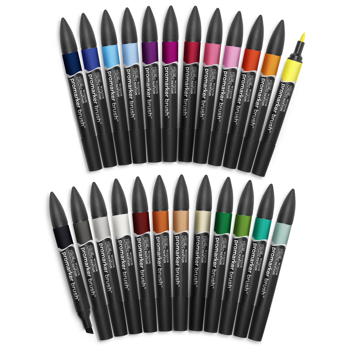 Set 24 Rotuladores Brusmarker Winsor&Newton Multicolor Multicolor-5