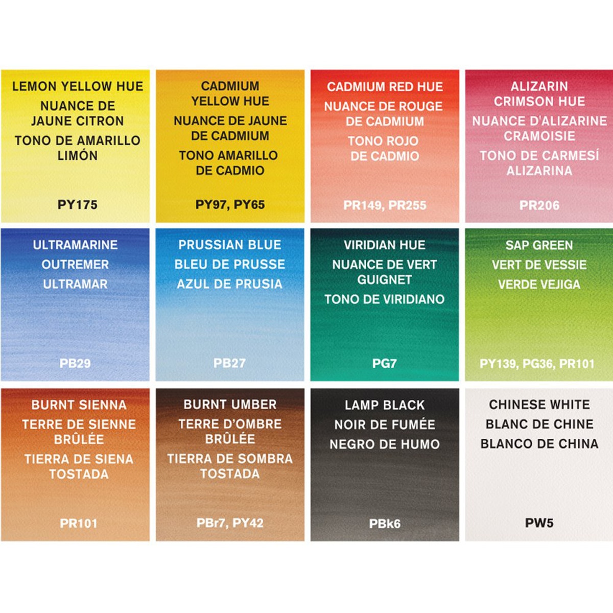 Set Acuarela Profesional Blue Box Caja Metálica 12 Medio Godets Winsor & Newton 6