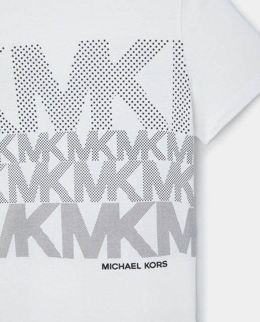 Camiseta de hombre de algodón con logotipos · Michael Kors · El Corte Inglés