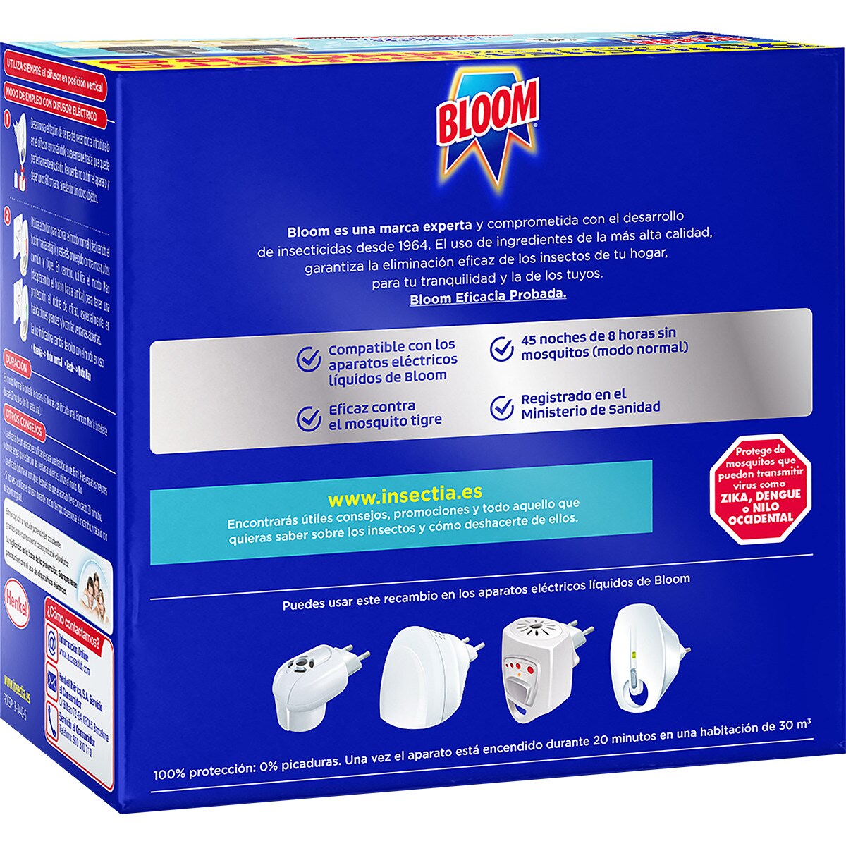 Continuous electric airborne insecticide for mosquitoes 2 refills 18 ml ...