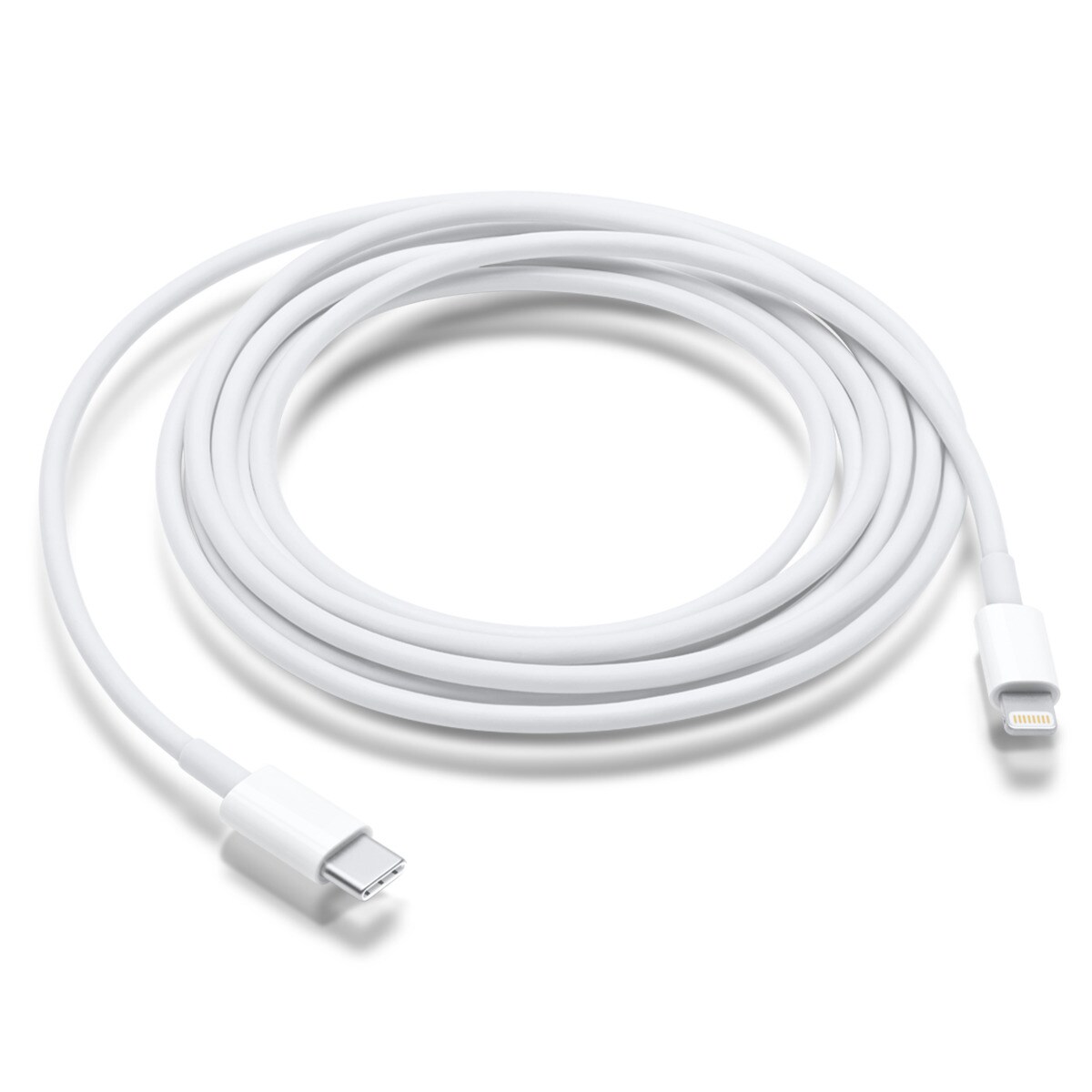 Cable Apple de USB-C a conector Lightning de 2 metros Blanco-1