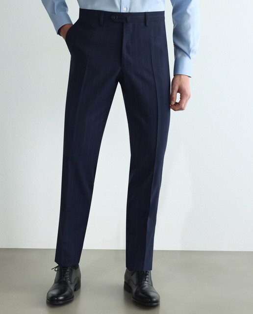 Traje de hombre classic de rayas azul · Emidio Tucci · El Corte Inglés