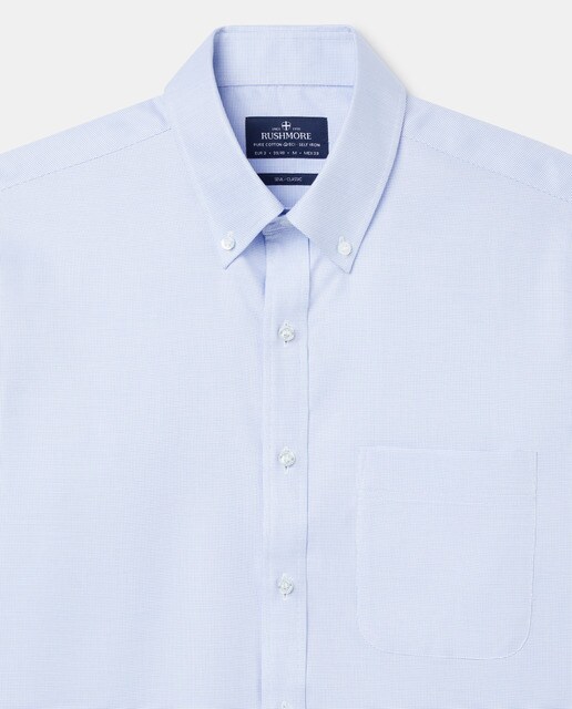 Camisa de hombre classic lisa azul · Rushmore · El Corte Inglés