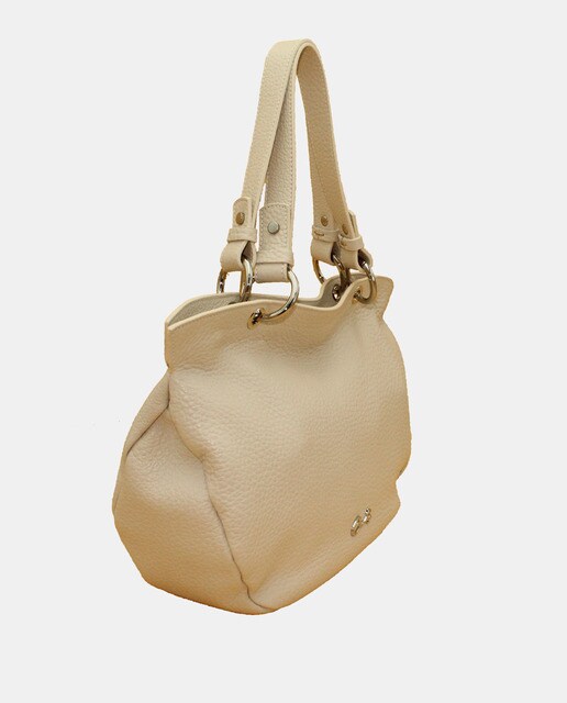 Bolso shopper de piel granulada en crudo con cremallera · Cats · El Corte  Inglés