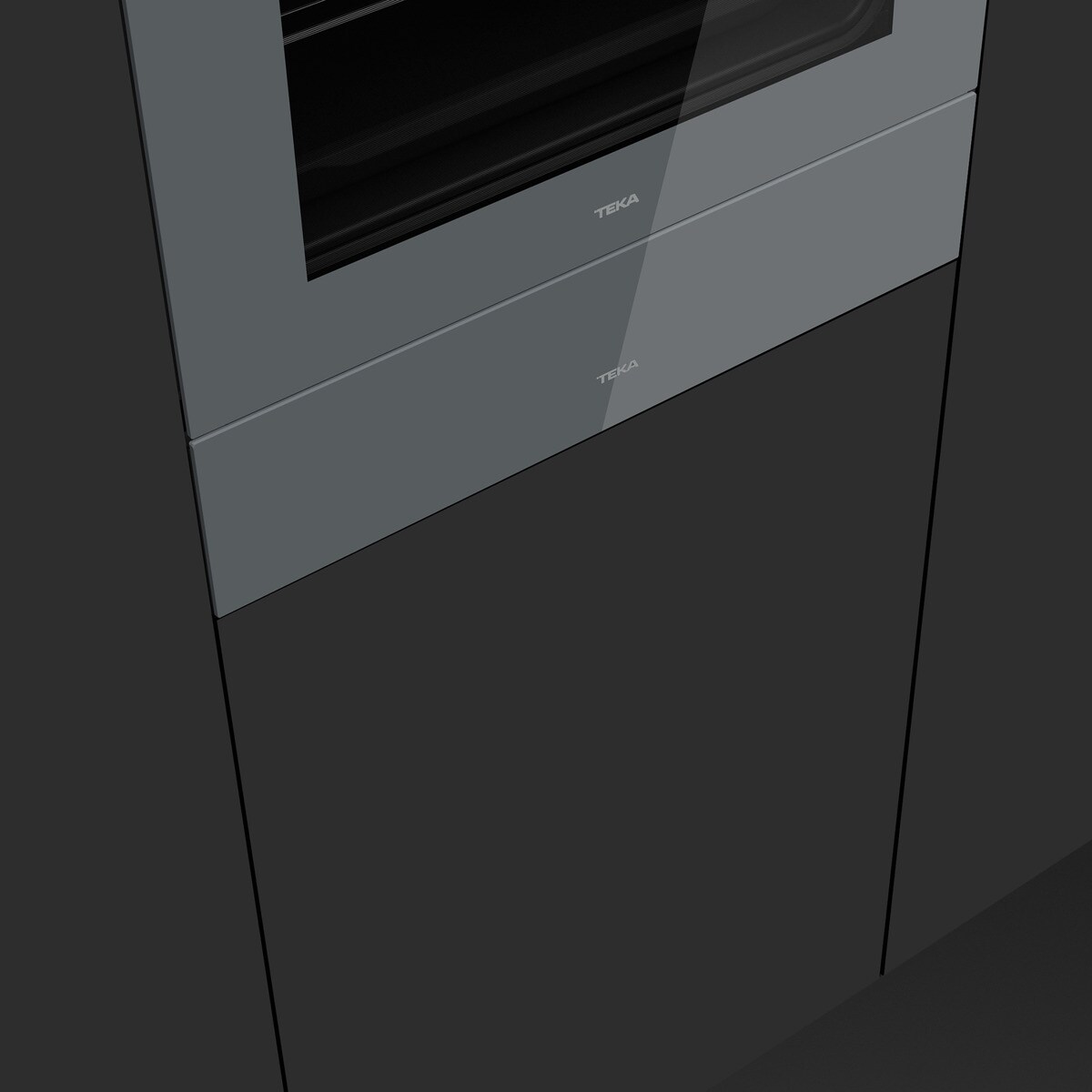 Cristal frontal para Calientaplatos y Envasadora al vacío Teka - KIT VS/CP cristal gris Gris-4