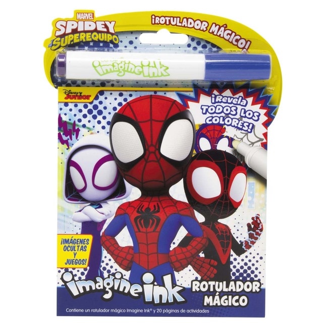 Imagen 0 de Spidey y su superequipo. Rotulador mágico: Libro de colorear y actividades con rotulador mágico (Tapa blanda)
