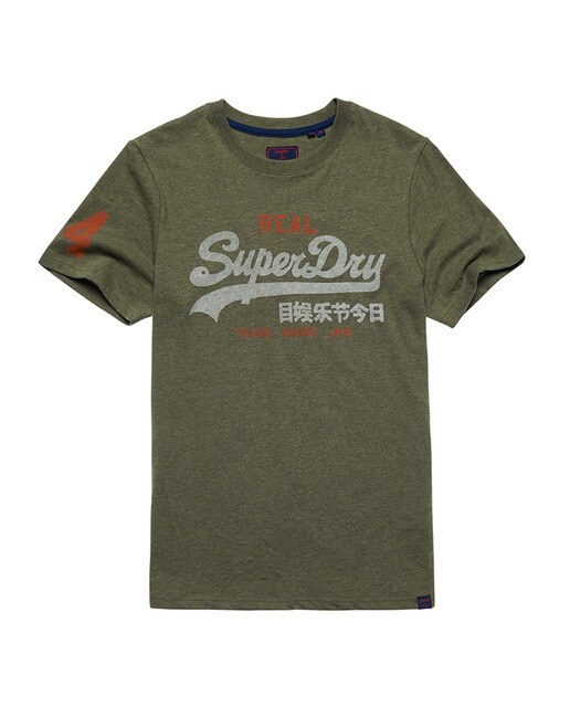 Camiseta de hombre verde de manga corta · Superdry · El Corte Inglés