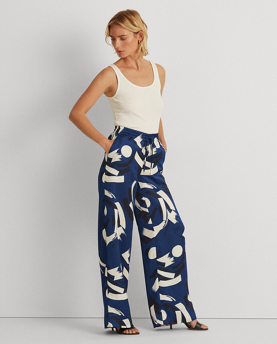 Pantalón de mujer ancho estampado · Lauren Ralph Lauren · El Corte Inglés