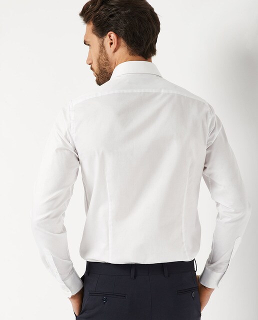 Camisa de hombre de regular sarga blanca · Roberto Verino · El Corte Inglés