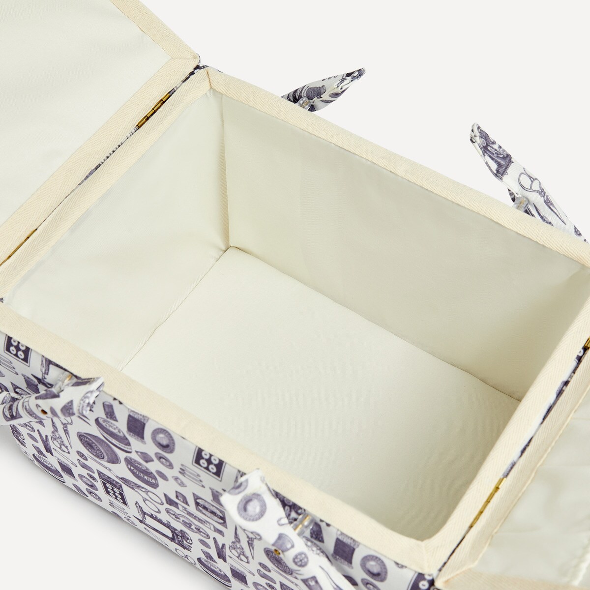 Costurero tapa doble Vintage El Corte Inglés Blanco-5