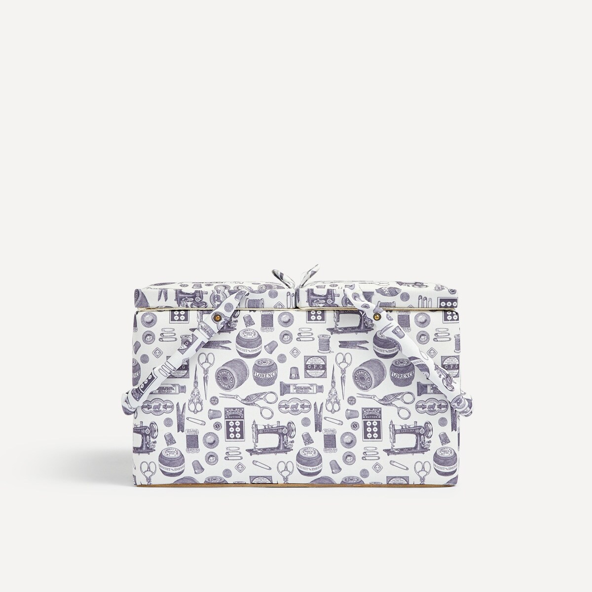 Costurero tapa doble Vintage El Corte Inglés Blanco-1