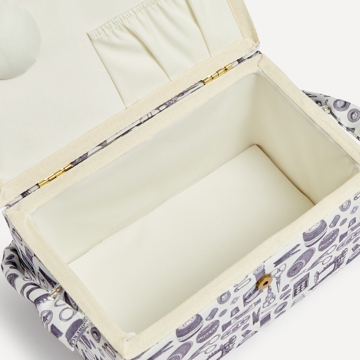 Costurero rectangular Vintage El Corte Inglés Blanco-4