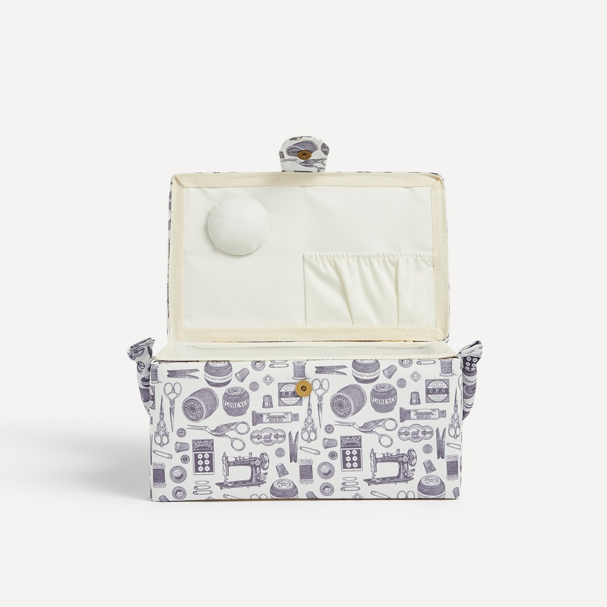 Costurero rectangular Vintage El Corte Inglés Blanco-2