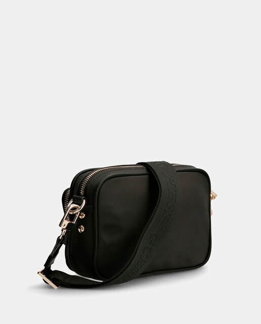 Bandolera Little Bay de nylon en negro con cremallera · Guess · El Corte  Inglés