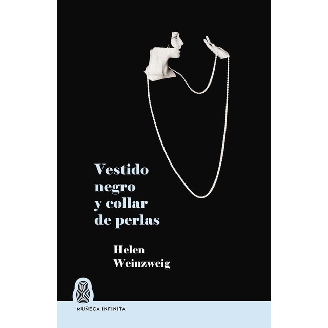 Imagem 0 de Vestido negro y collar de perlas