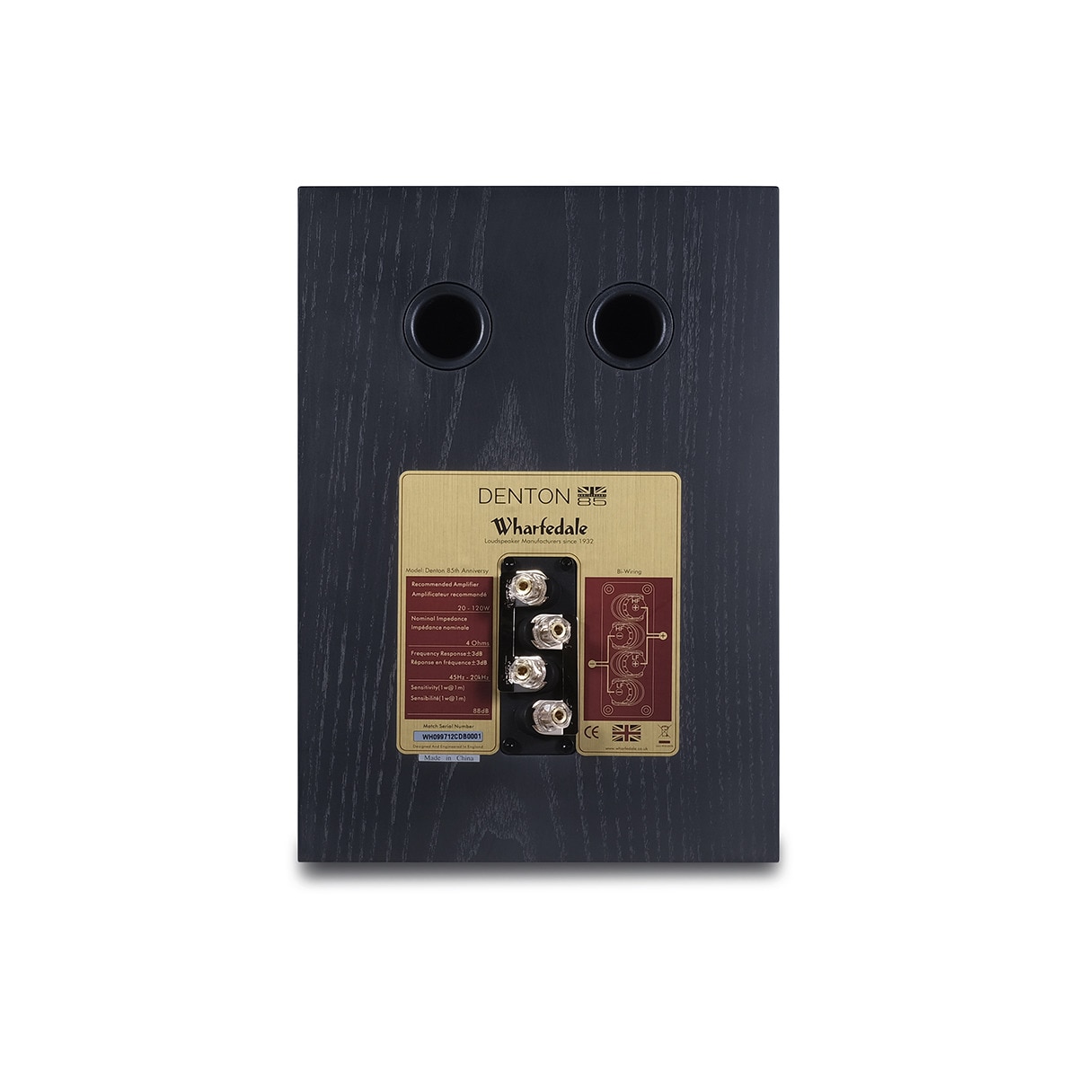 Altavoces de suelo Wharfedale DELTON 85 par Negro-4