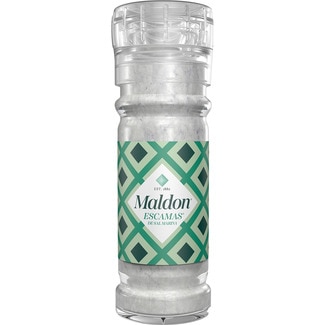 escamas de sal marina molinillo frasco 55 g - Maldon