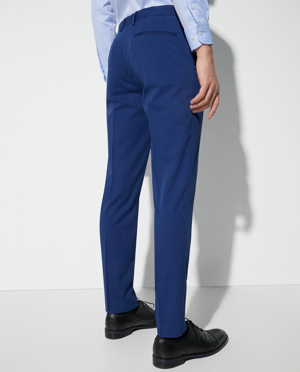 Pantalón de traje de hombre slim azul · Easy Wear · El Corte Inglés