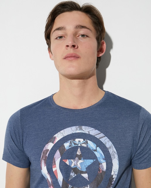 Camiseta de hombre azul de manga corta · Easy Wear · El Corte Inglés