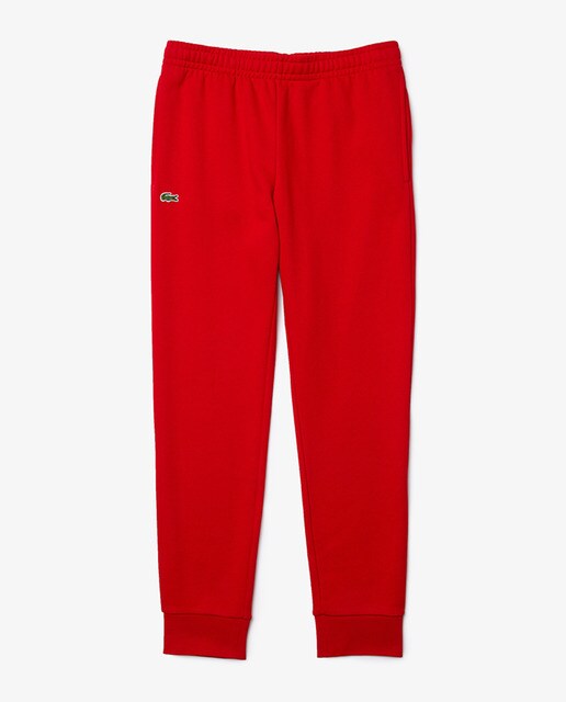 Pantalón de chándal de hombre slim SPORT tennis en felpa de algodón rojo ·  Lacoste · El Corte Inglés