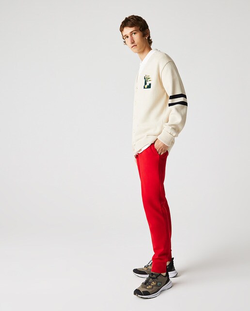 Pantalón de chándal de hombre slim SPORT tennis en felpa de algodón rojo ·  Lacoste · El Corte Inglés