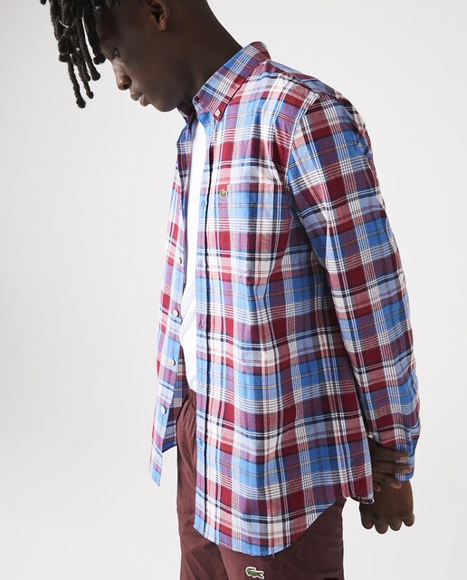 Camisa regular fit de hombre roja · Lacoste · El Corte Inglés