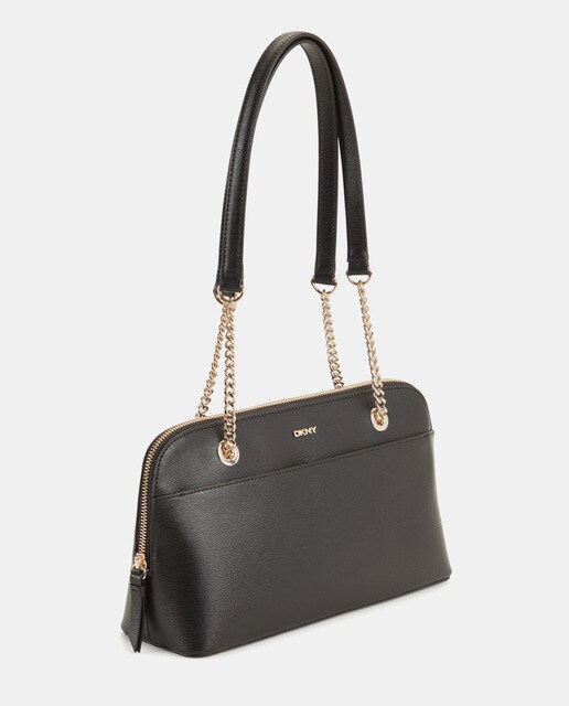 Bolso de hombro en negro con cremallera · DKNY · El Corte Inglés