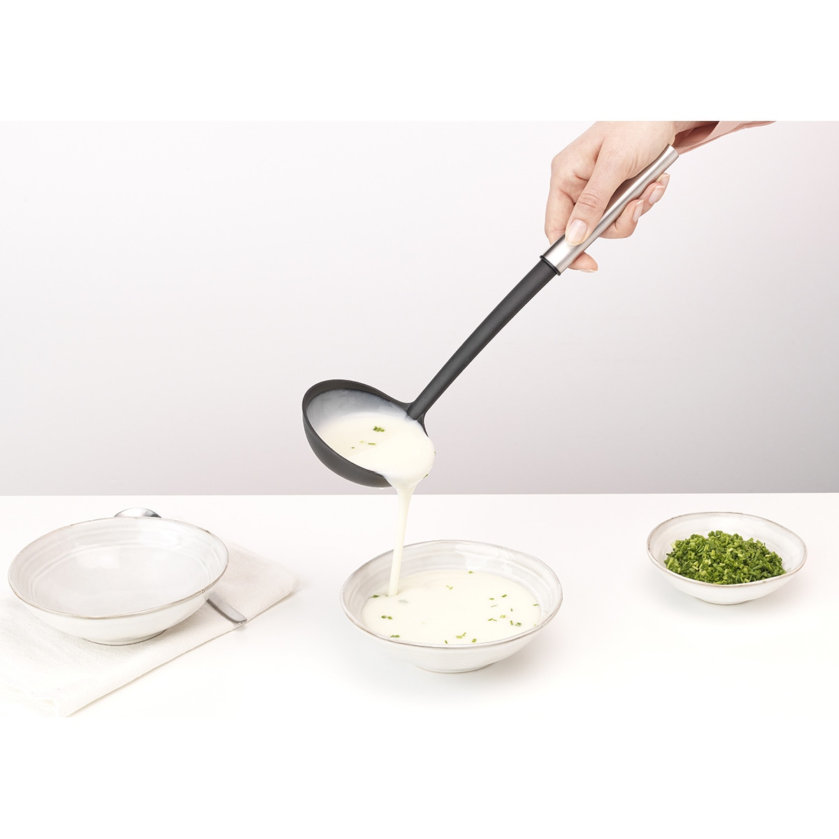 Concha de sopa Profile Prata-4