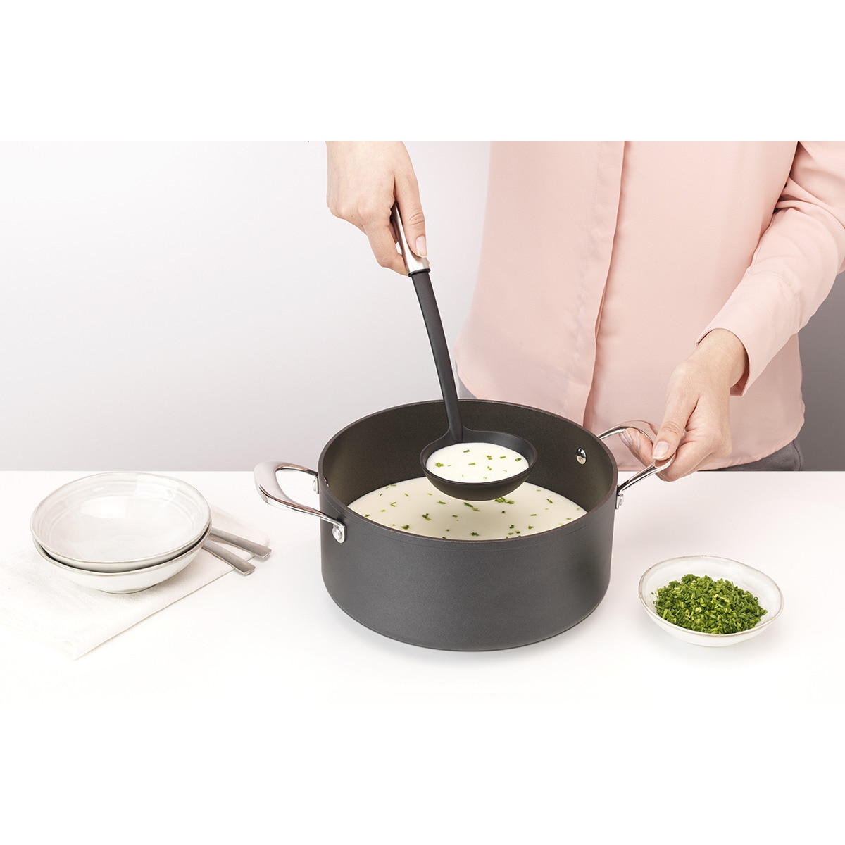 Concha de sopa Profile Prata-3