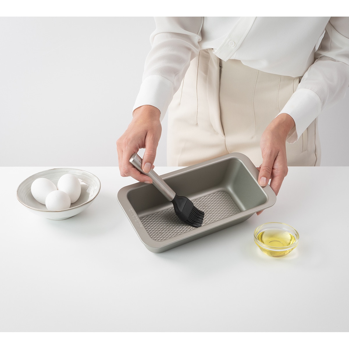 Pincel de confeitaria Profile Prata-4