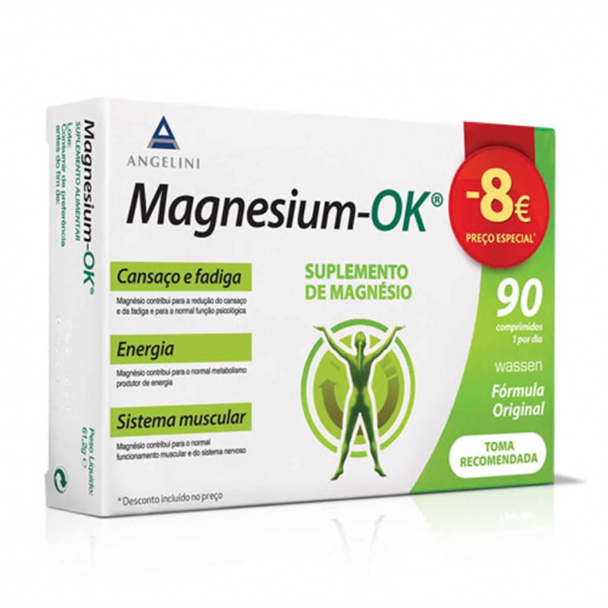 Imagem 0 de Suplemento Alimentar Magnesium Ok - 90 comprimidos