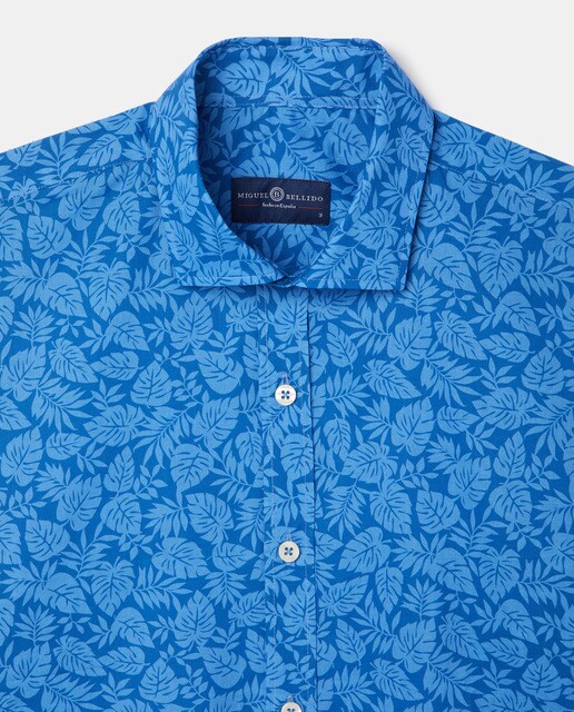 Camisas de hombre regular de flores azul · Miguel Bellido · El Corte Inglés